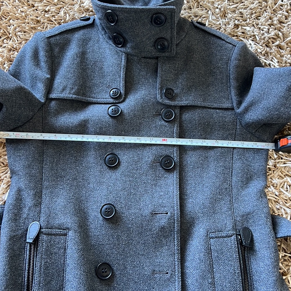 Burberry Brit Wool Coat Jacket Size 12 (EU46) - Picture 14 of 16